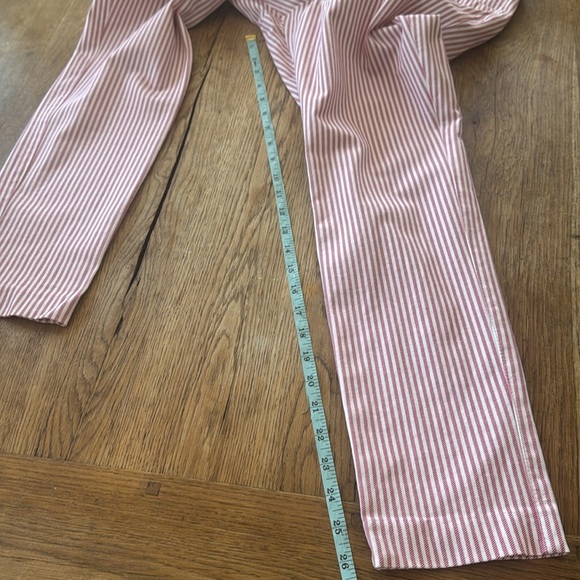 Old Navy Pixie Mid-Rise Skinny Ankle Pants in CandyCane Stripes Size 6 - Picture 3 of 7